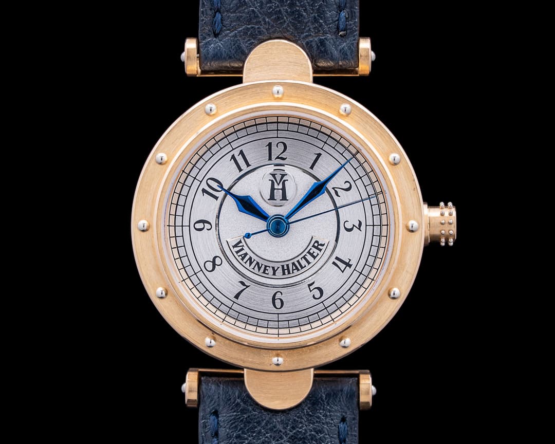 Image of Vianney Halter Classic 18K Rose Gold Silver Dial