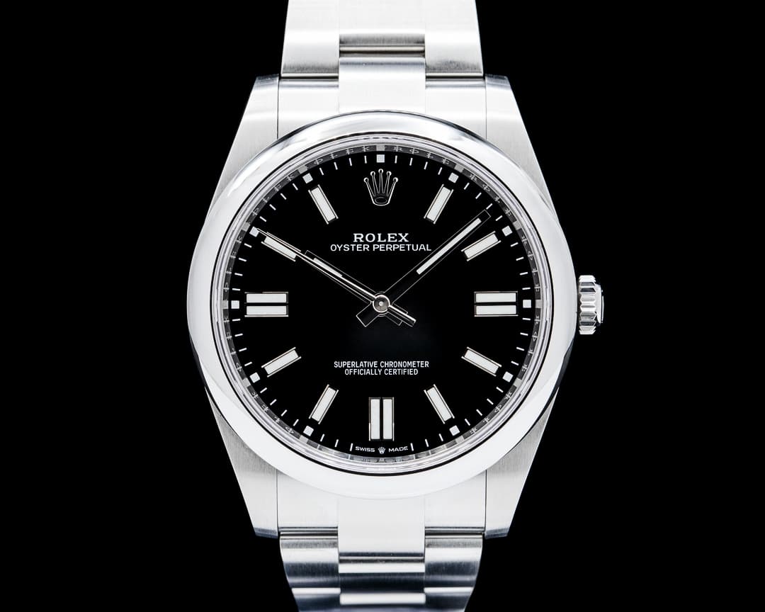 Image of Rolex 124300 Oyster Perpetual 41 SS Black Dial