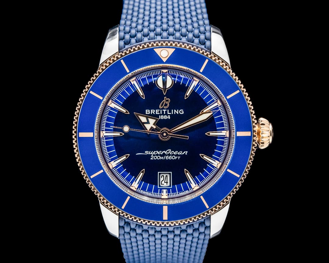 Image of Breitling Superocean Heritage B31 Automatic 44 SS / 18K RG Blue Dial