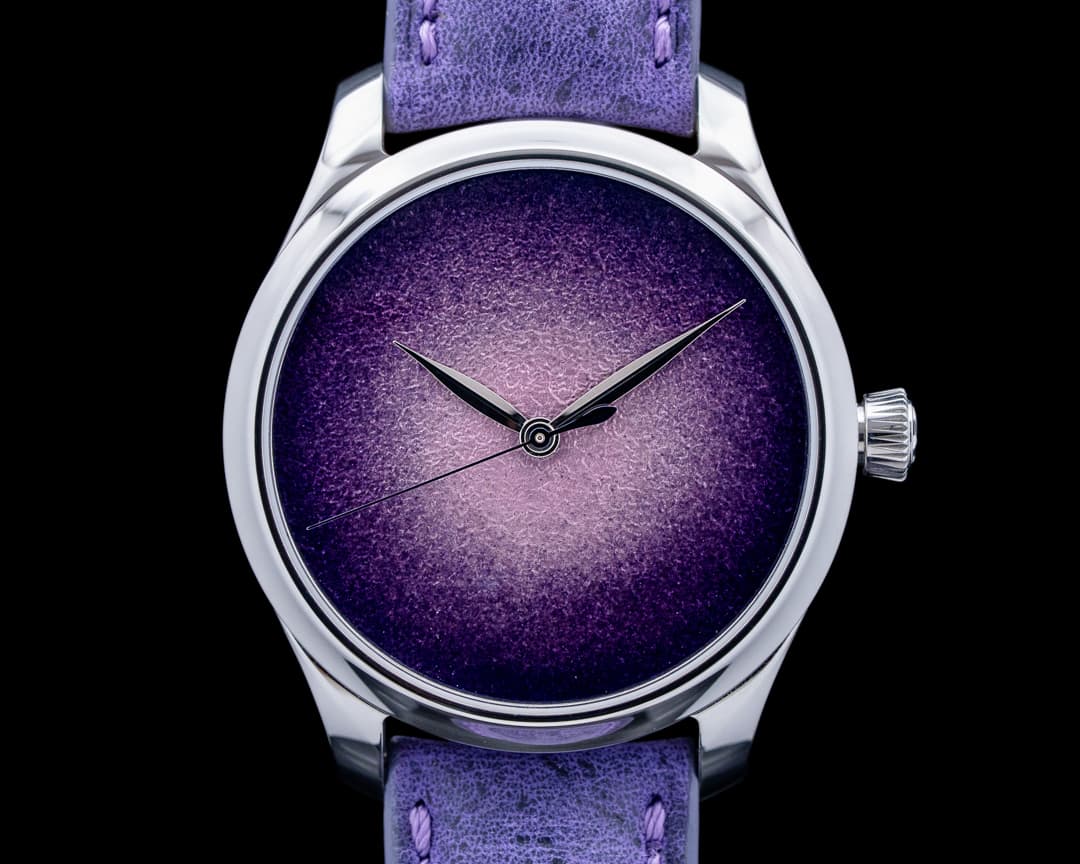 Image of H. Moser and Cie. Endeavour Centre Seconds Concept Enamel SS Purple Dial 2026