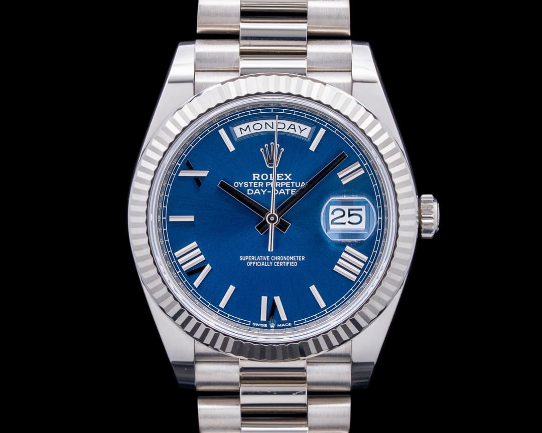 Image of Rolex 228239 Day-Date 40 18K White Gold Blue Dial