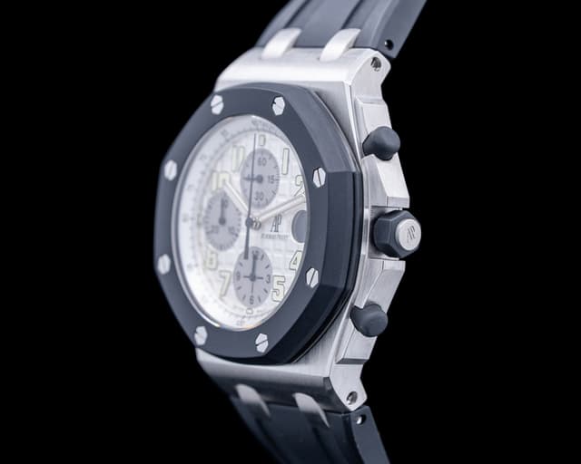Audemars Piguet 25940SK Royal Oak Offshore Chronograph SS White Dial ...