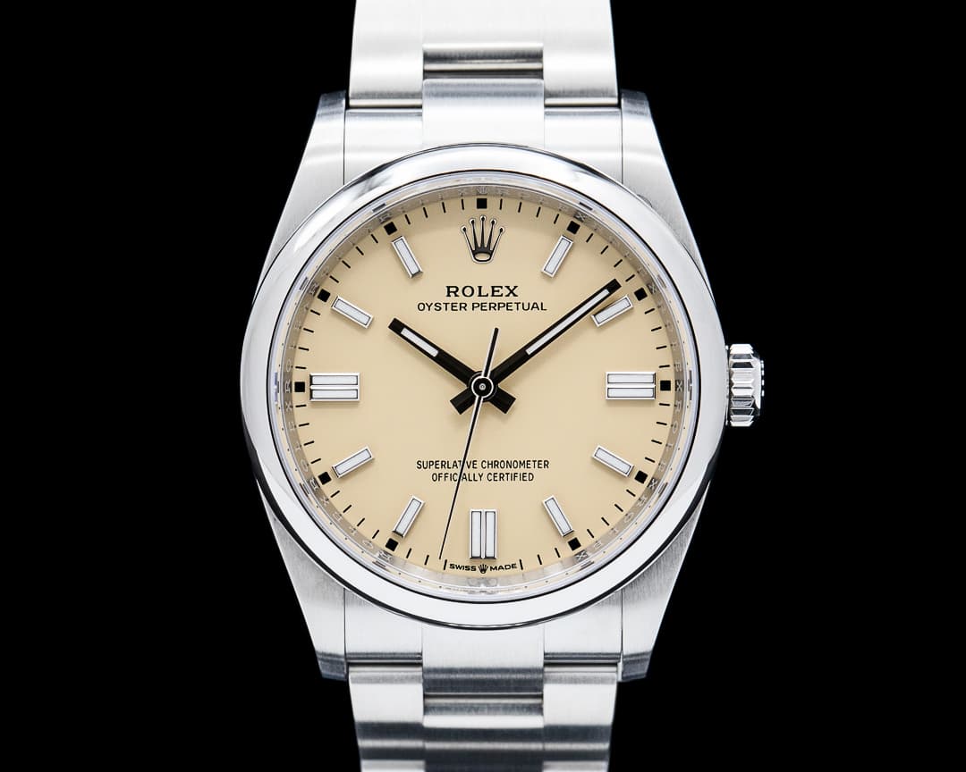 Image of Rolex 126000 Oyster Perpetual 36 SS Beige Dial 2025