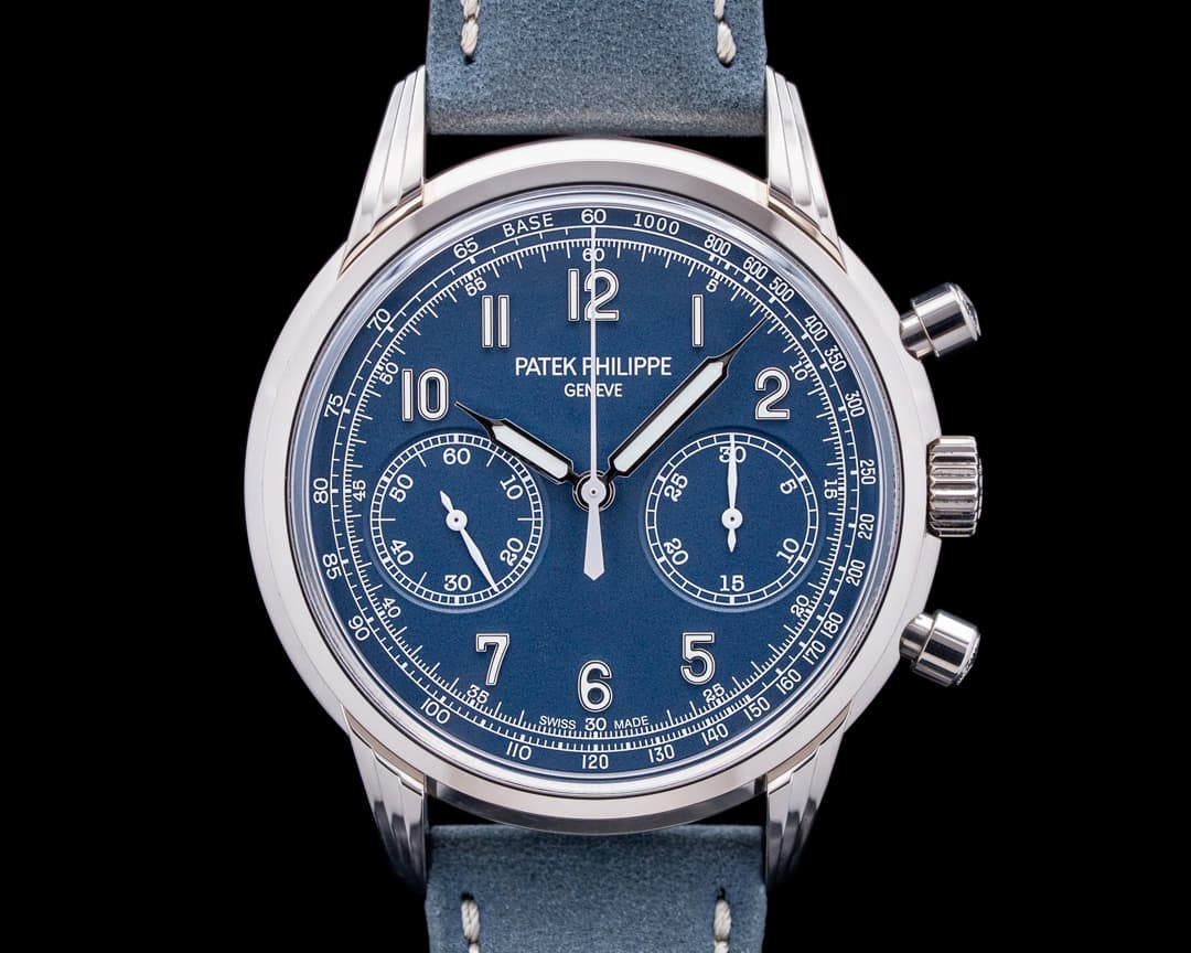 Image of Patek Philippe 5172G-001 Chronograph 18K White Gold Blue Dial