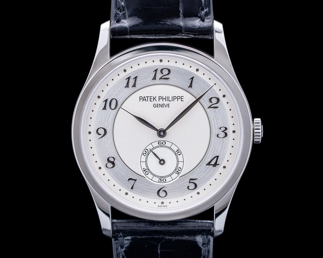 Image of Patek Philippe 5196P Calatrava Platinum Silver Dial