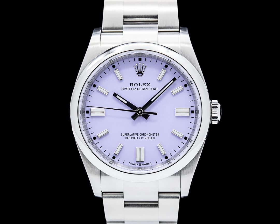 Image of Rolex 126000 Oyster Perpetual SS Lavender Dial 2026