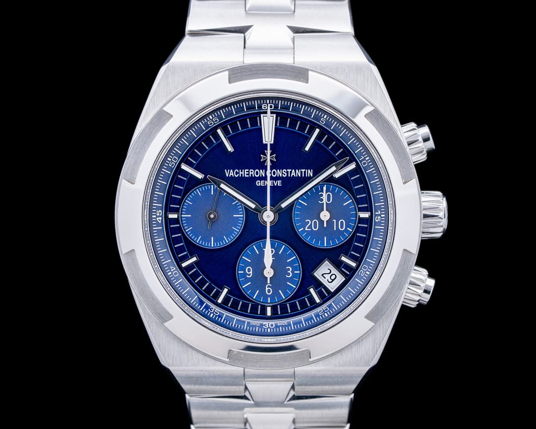 Vacheron Constantin 5500V Overseas Chronograph SS Blue Dial