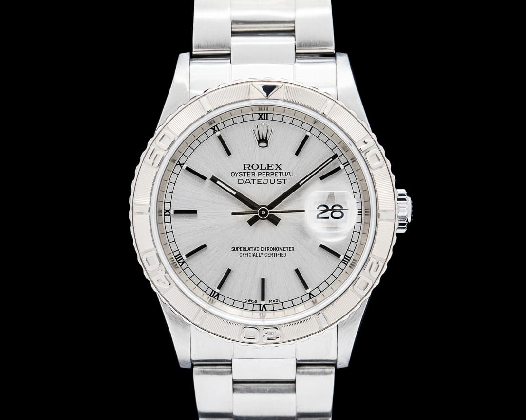 Image of Rolex 16264 Datejust Turn-O-Graph SS Silver Dial Circa. 2000
