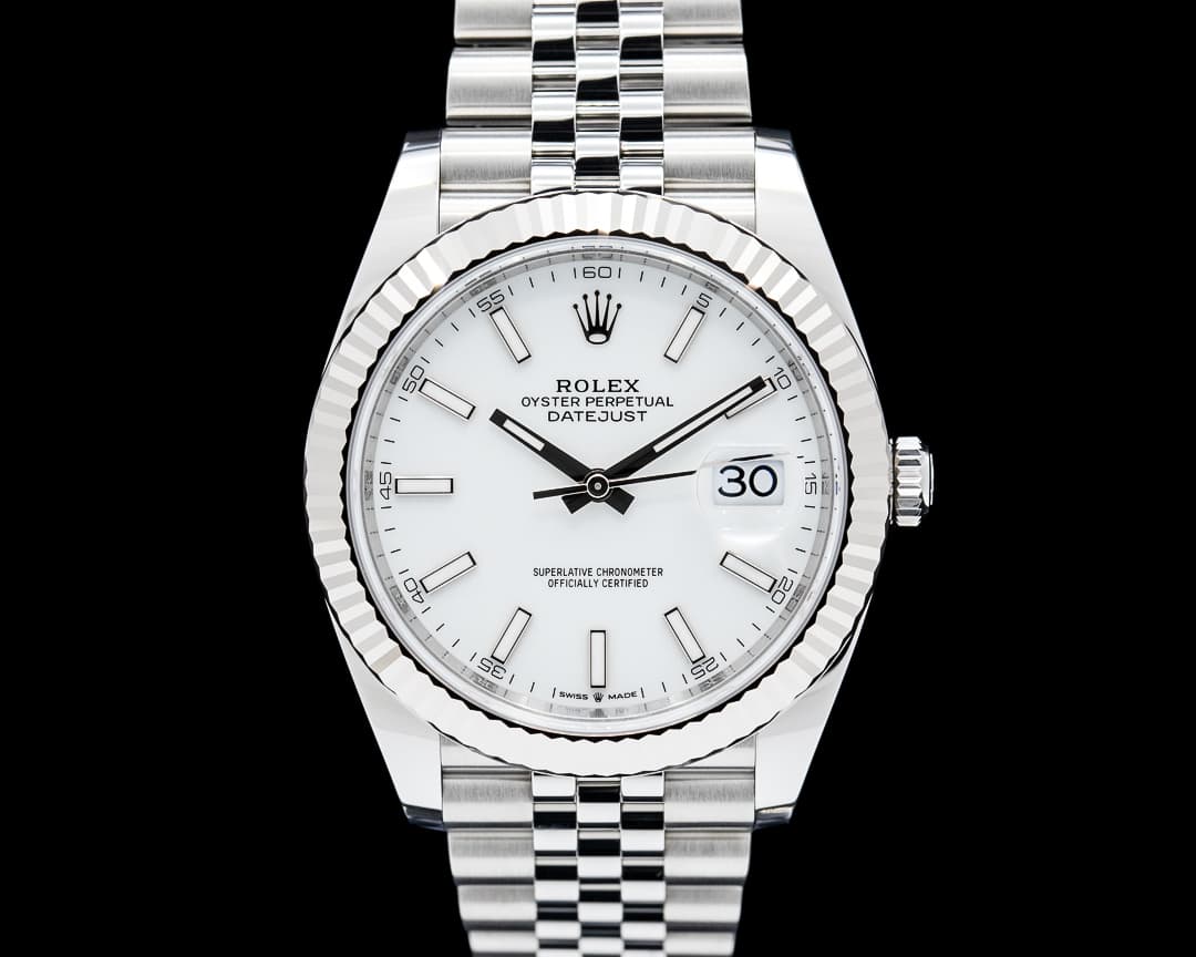 Rolex 126334 Datejust 41 SS White Stick Dial 2026