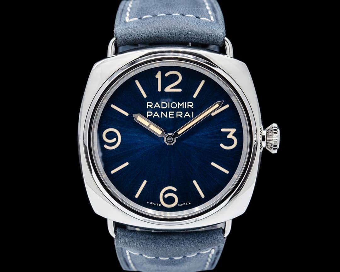 Image of Panerai PAM01383 Radiomir Officine SS Blue Dial LIMITED