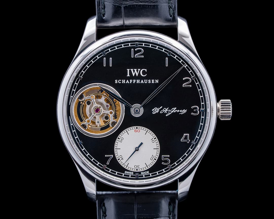 IWC Portugieser Tourbillon F.A. Jones Platinum Black Dial SIGNED LIMITED