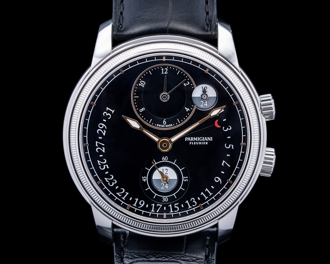 Parmigiani PFC493 Toric Hemispheres Retrograde SS Black Dial 2026