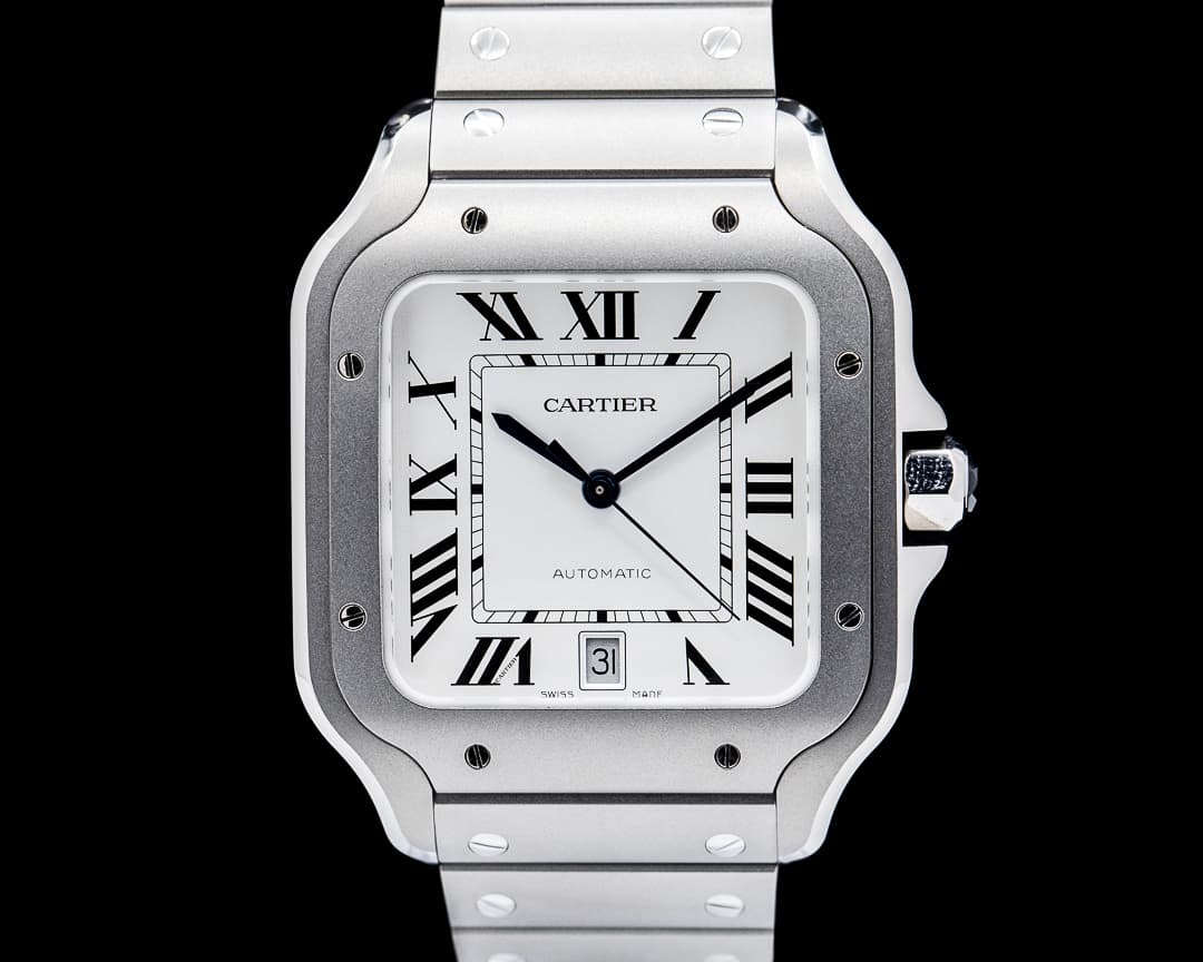 Image of Cartier WSSA0089 Santos de Cartier Large Titanium Silver Dial 2026