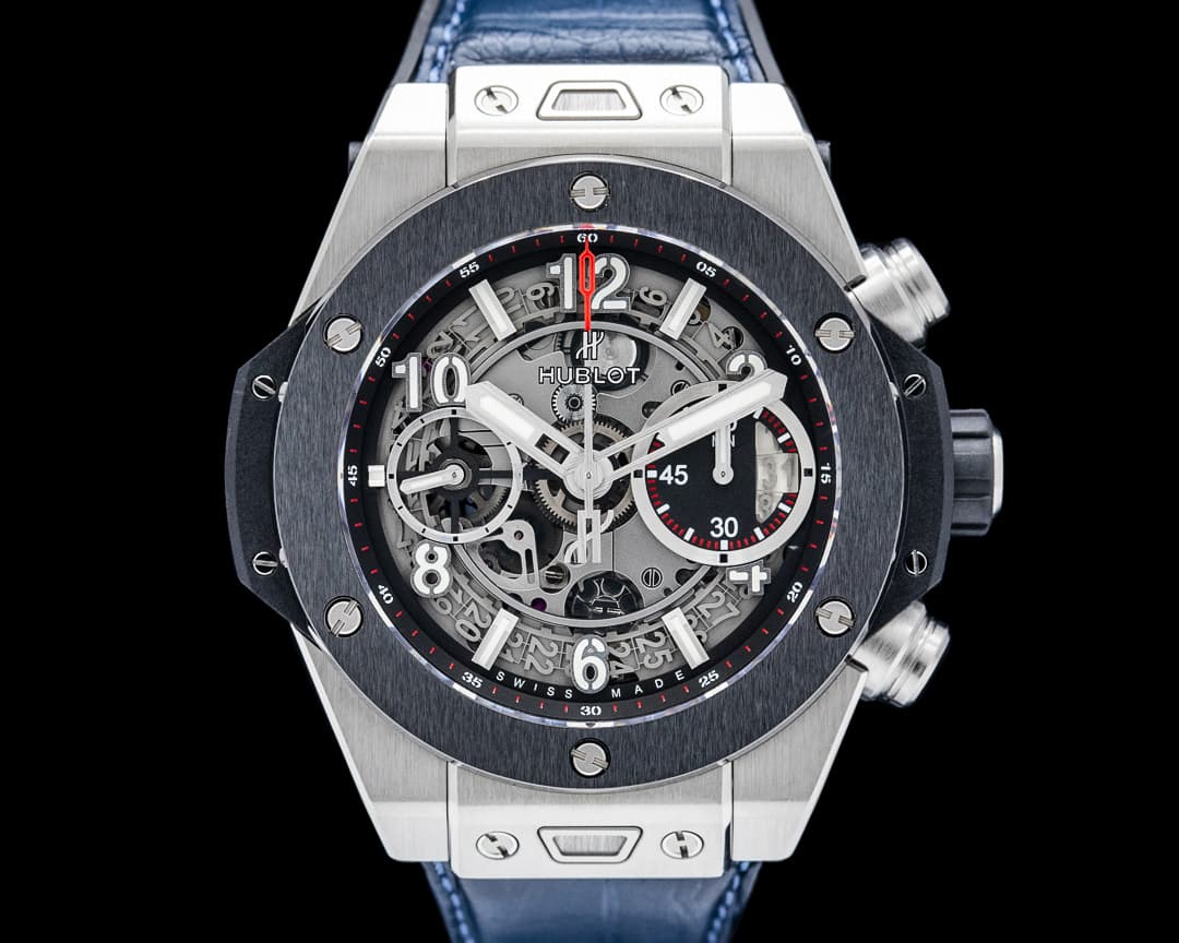 Image of Hublot Big Bang Unico Titanium Ceramic Skeleton Dial