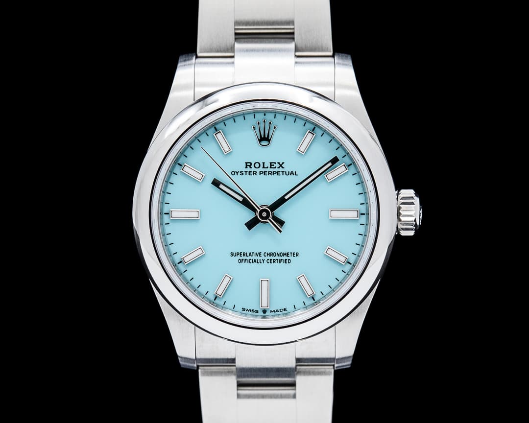 Image of Rolex 277200 Oyster Perpetual 31MM SS Turquoise Blue Dial 2026