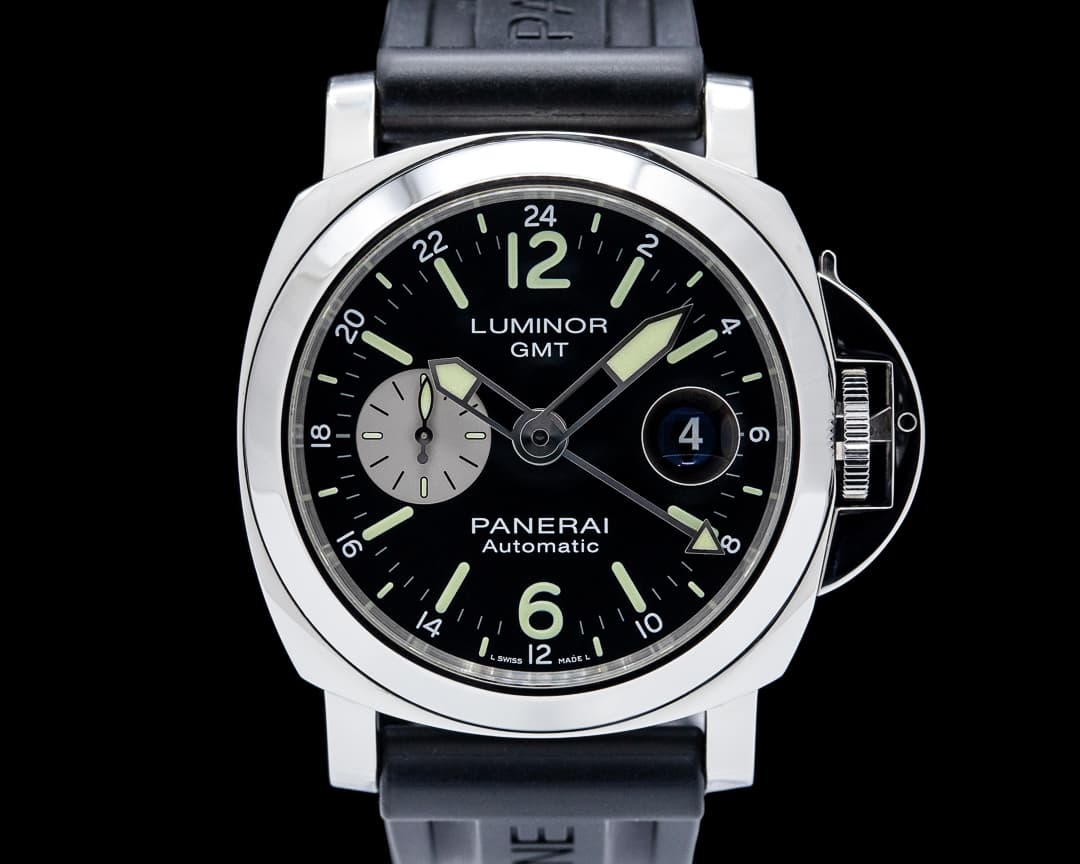 Panerai PAM01088 Luminor GMT Automatic Acciaio SS Black Dial LIMITED