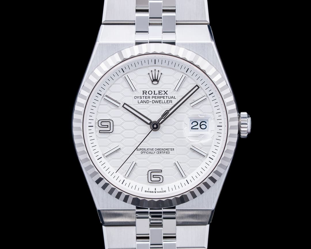 Image of Rolex 127334 Land-Dweller 40MM SS White Dial 2026 UNWORN
