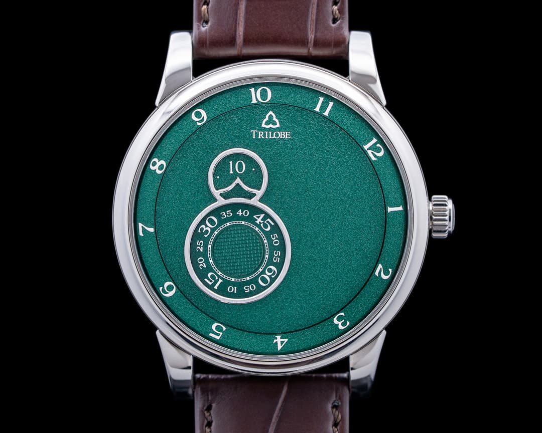 Trilobe NF05VG Nuit Fantastique Grained Titanium Green Dial