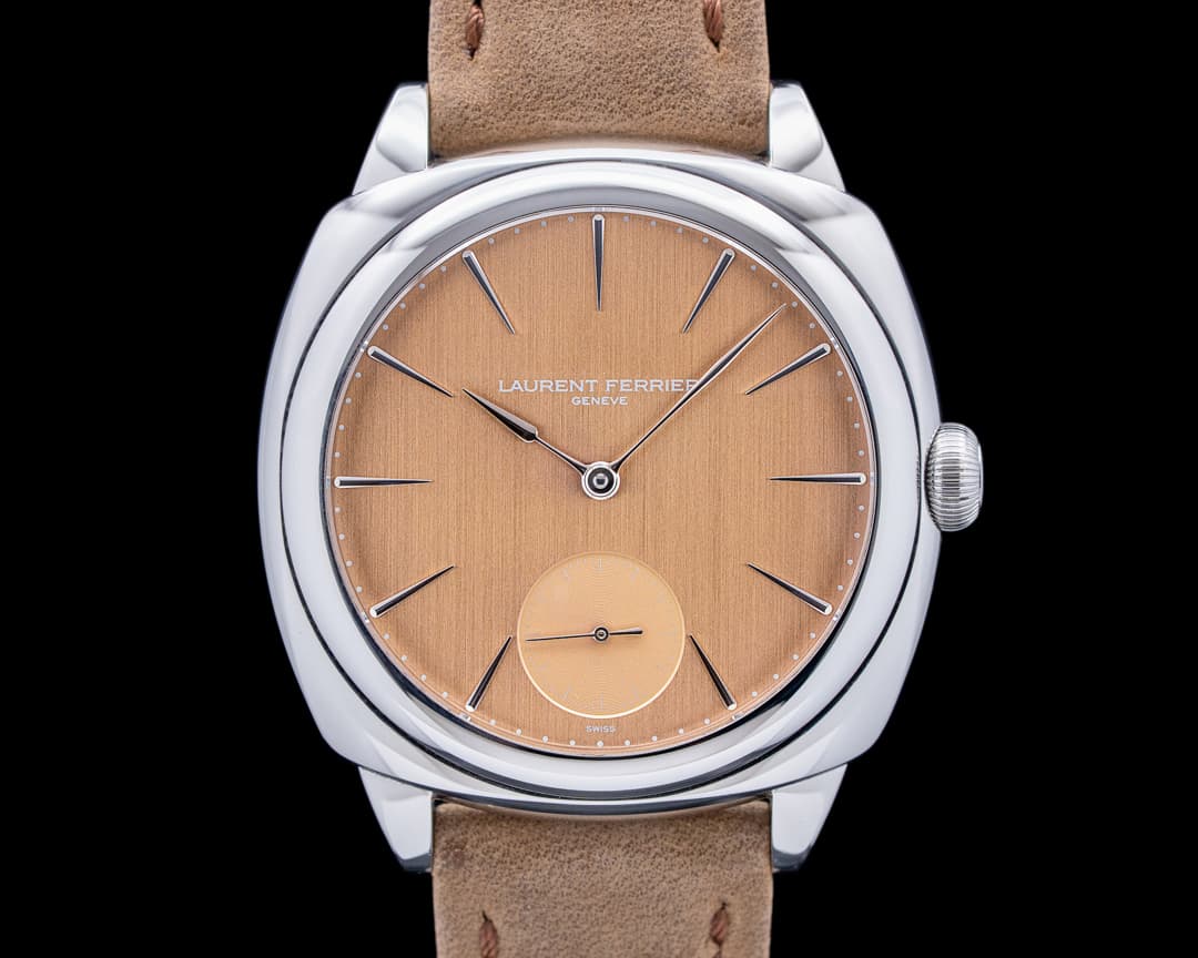 LCF013 Square Micro-Rotor Autumn SS Brown Autumn Dial