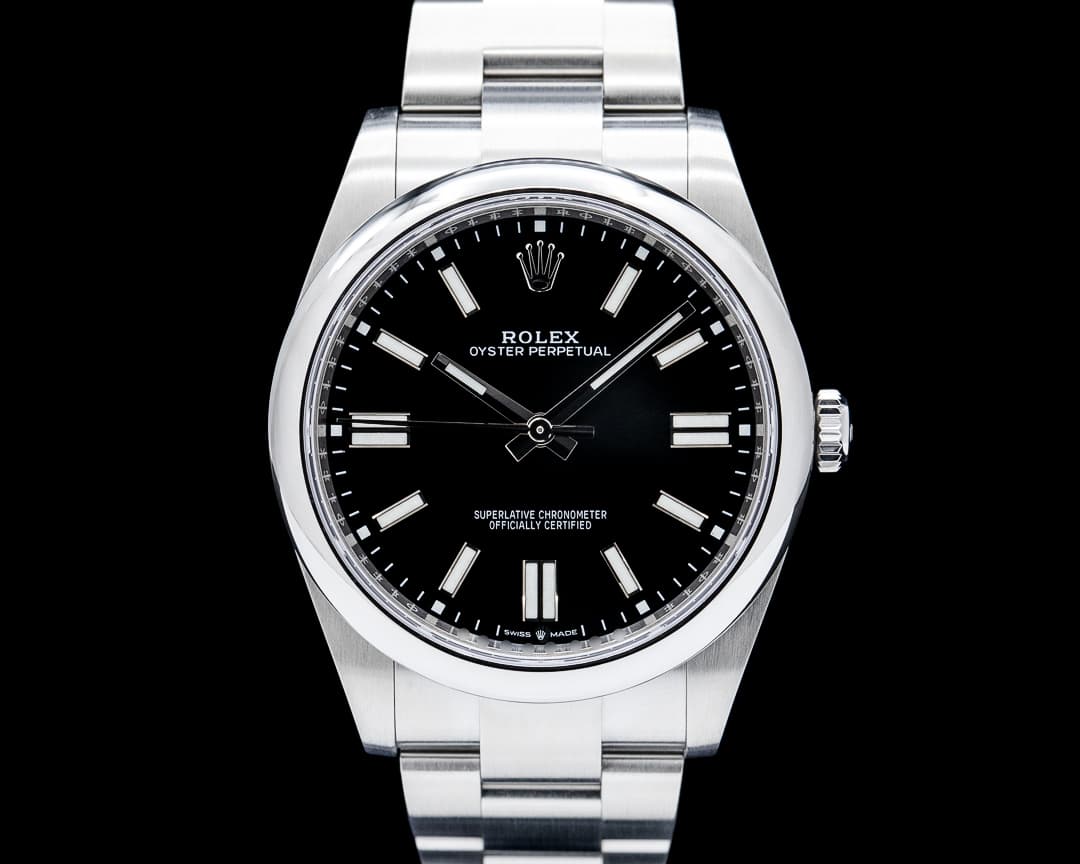 Image of Rolex 124300 Oyster Perpetual 41 SS Black Dial