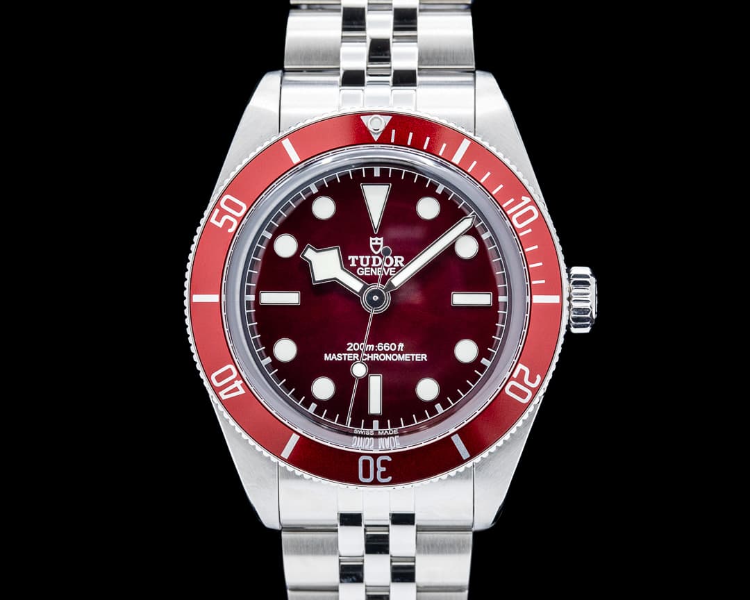 Image of Tudor 7939A1 Black Bay Fifty-Eight SS Burgundy Dial 2025