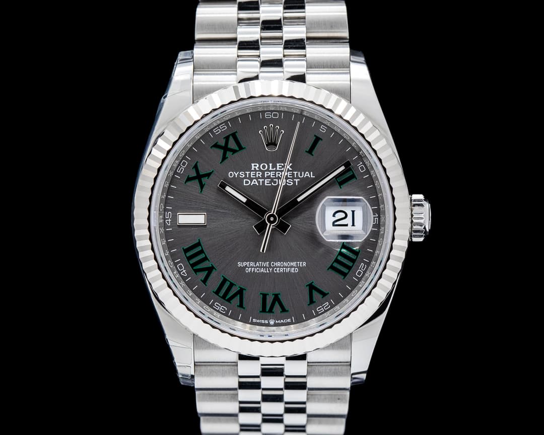 Image of Rolex 126234 Datejust 36 Wimbledon SS 2024