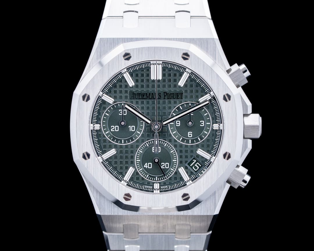 Audemars Piguet 26240ST Royal Oak Chronograph SS Green Dial UNWORN