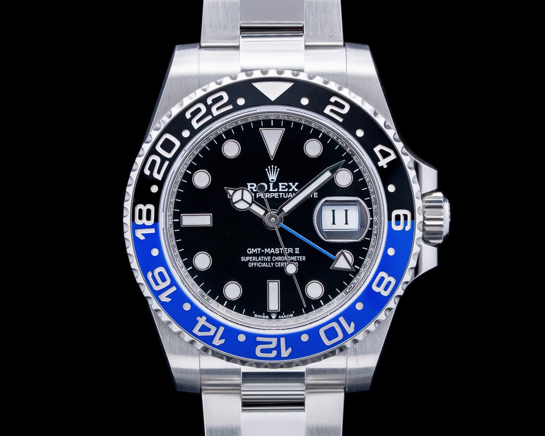 Rolex 126710BLNR GMT-Master II "Batman" SS Black Dial