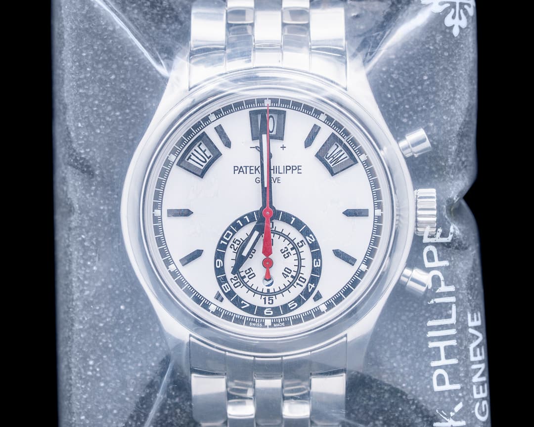 Patek Philippe 5960/1A Annual Calendar Chronograph SS Silver Dial SEALED