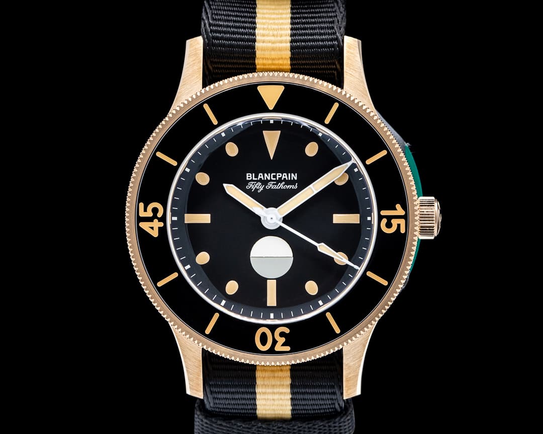 Image of Blancpain 5901 Fifty Fathoms 70th Anniversary Act 3 Bronze Black Dial LIMITED