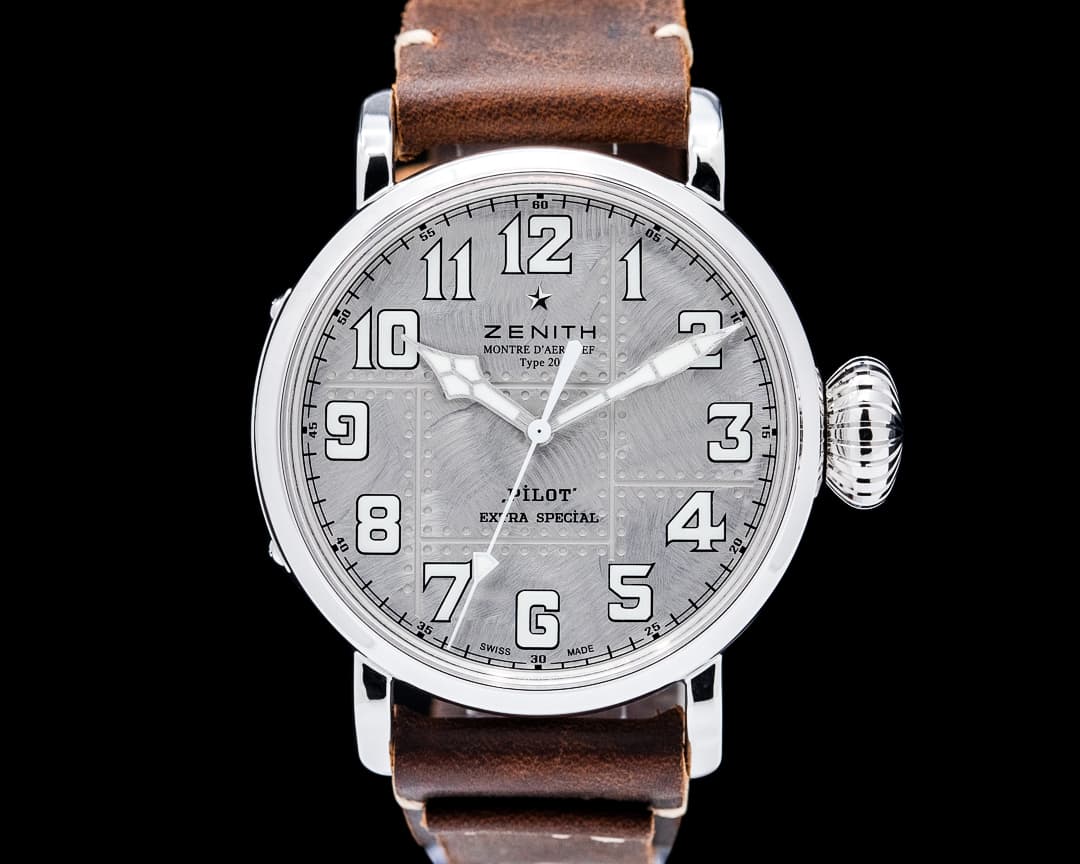 Image of Zenith Pilot Type 20 Extra Special Silver / Silver Dial LIMITED