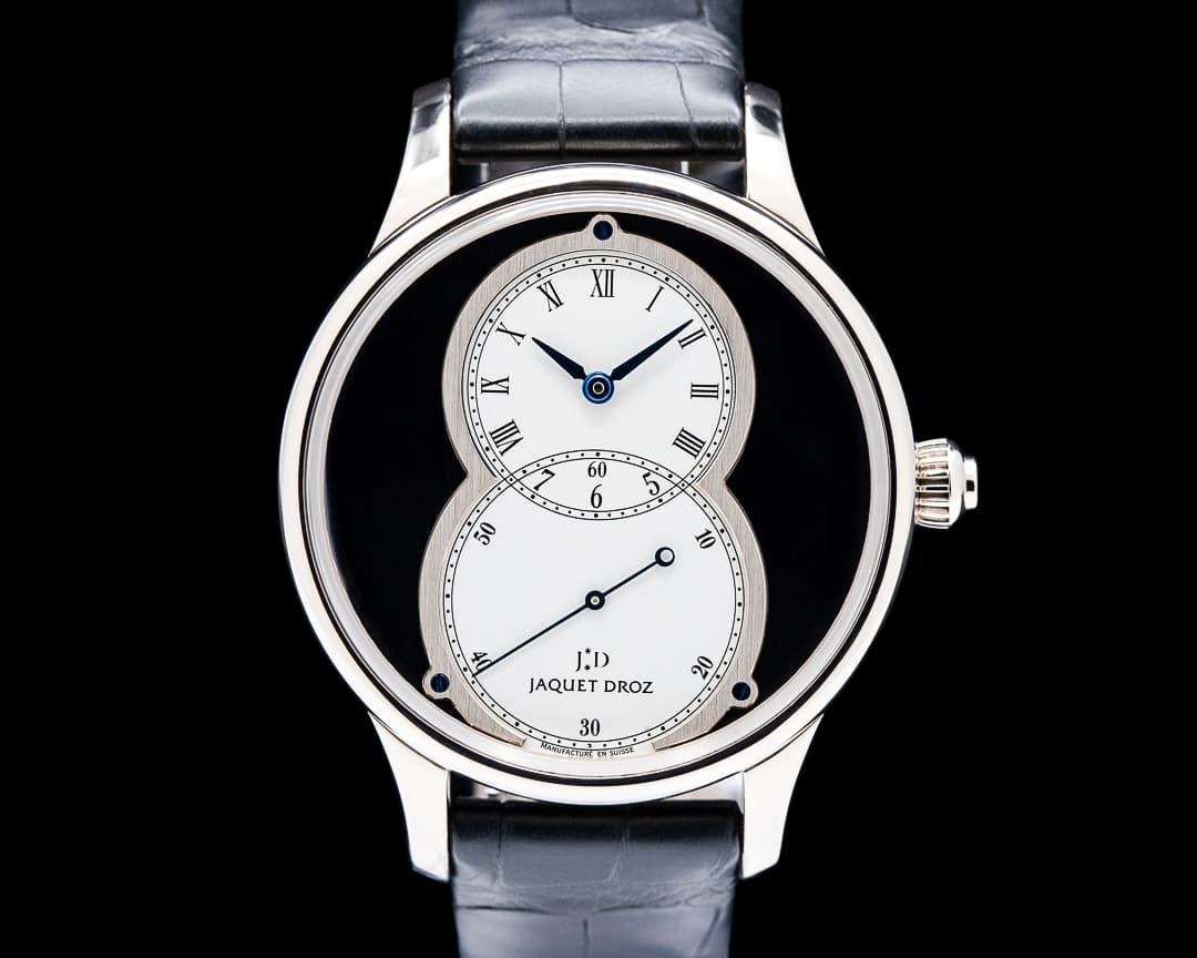 Image of Jaquet Droz J014014276 Grande Seconde 39 18K White Gold Black Dial