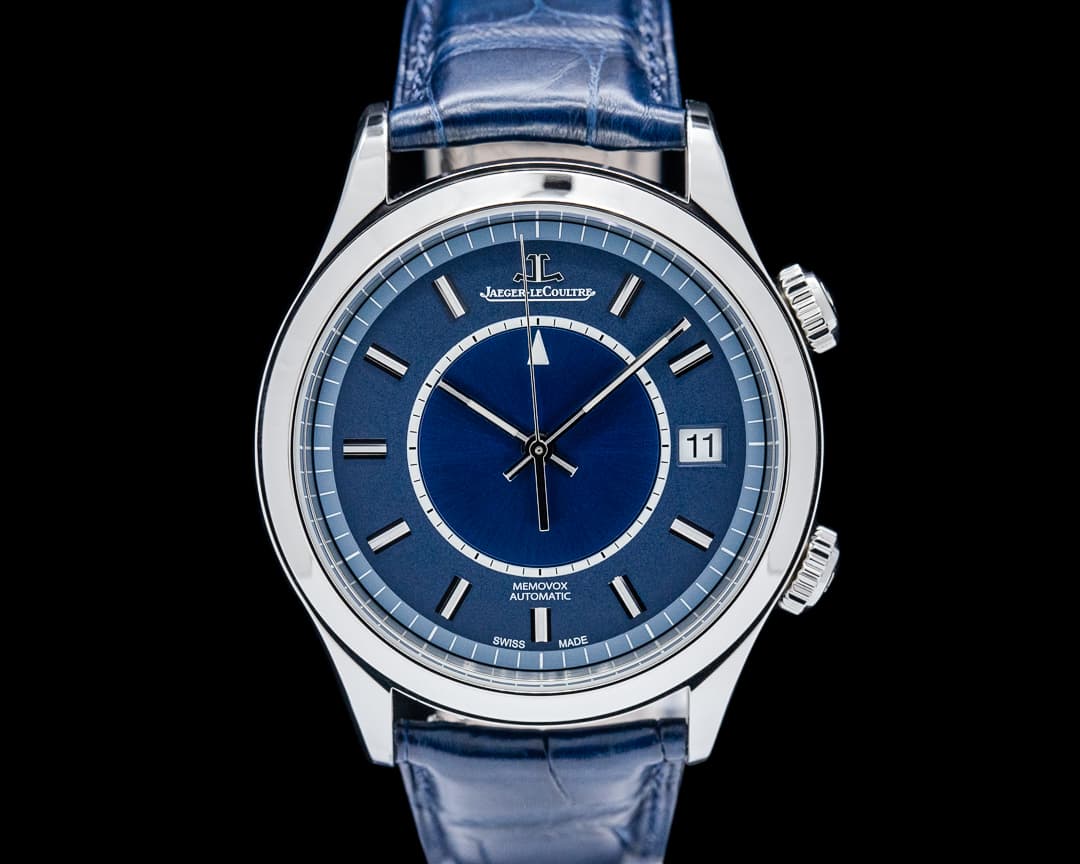 Jaeger LeCoultre Q141848J Master Memovox Boutique Edition SS Blue Dial LIMITED