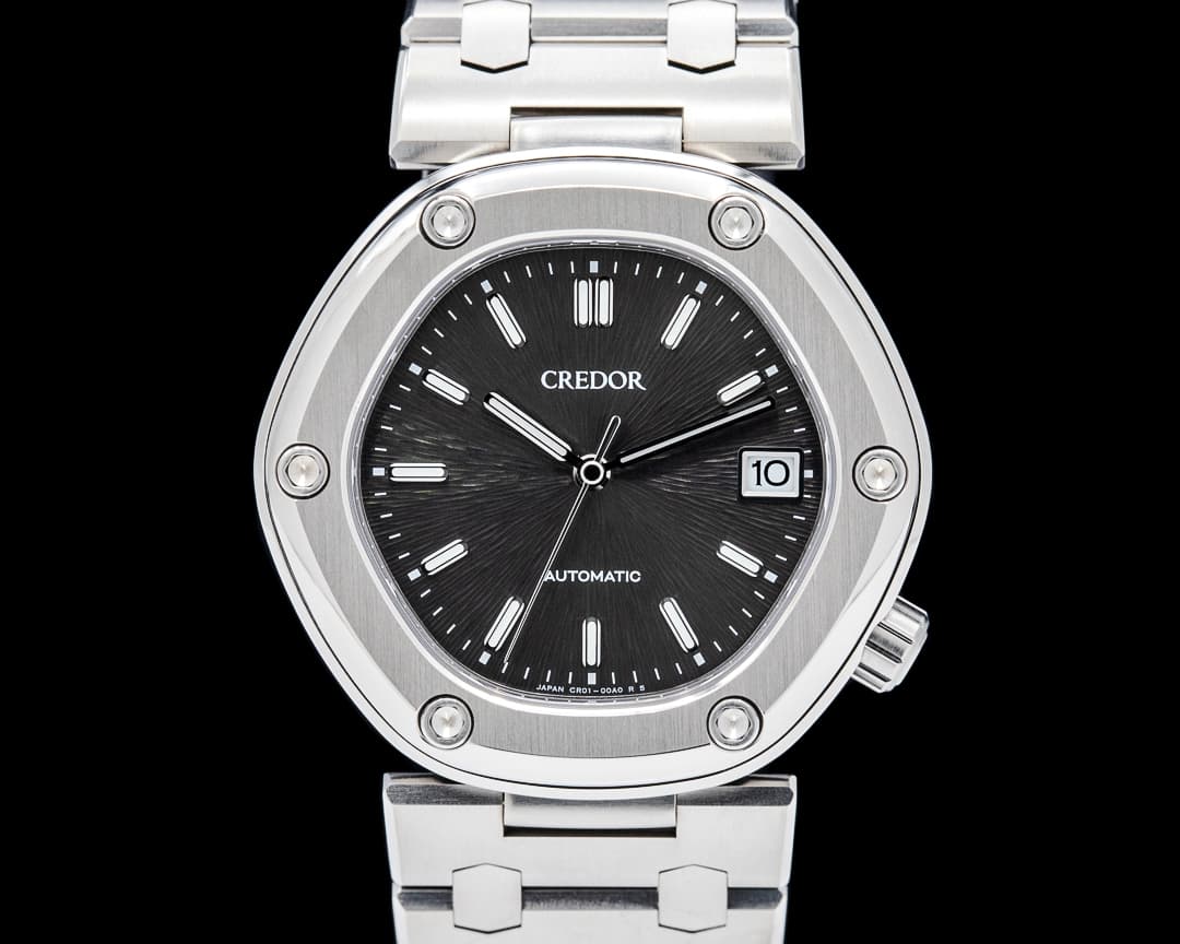 Image of Credor GCCR999J Locomotive Titanium Black Dial LIMITED