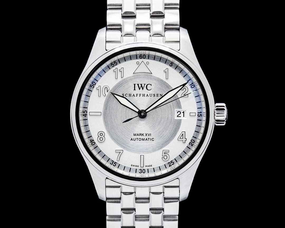 Image of IWC IW325502 Pilot Mark XVI Spitfire SS Silver Dial