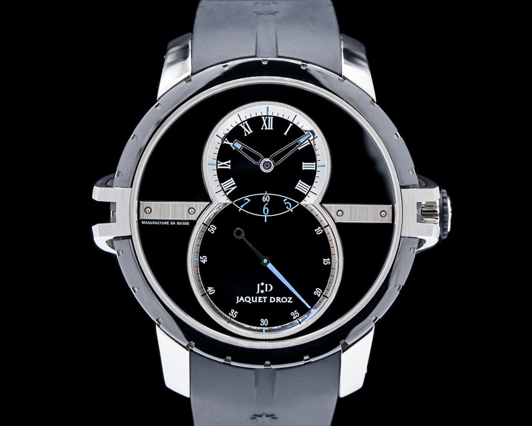 Image of Jaquet Droz Grande Seconde SW SS / Ceramic Black Dial UNWORN