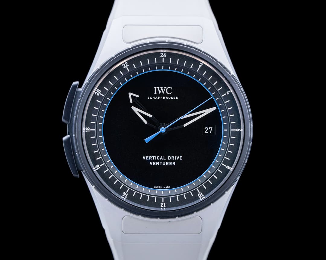 Image of IWC Pilot's Venturer Vertical Drive White Ceramic Black Dial 2026 NEW
