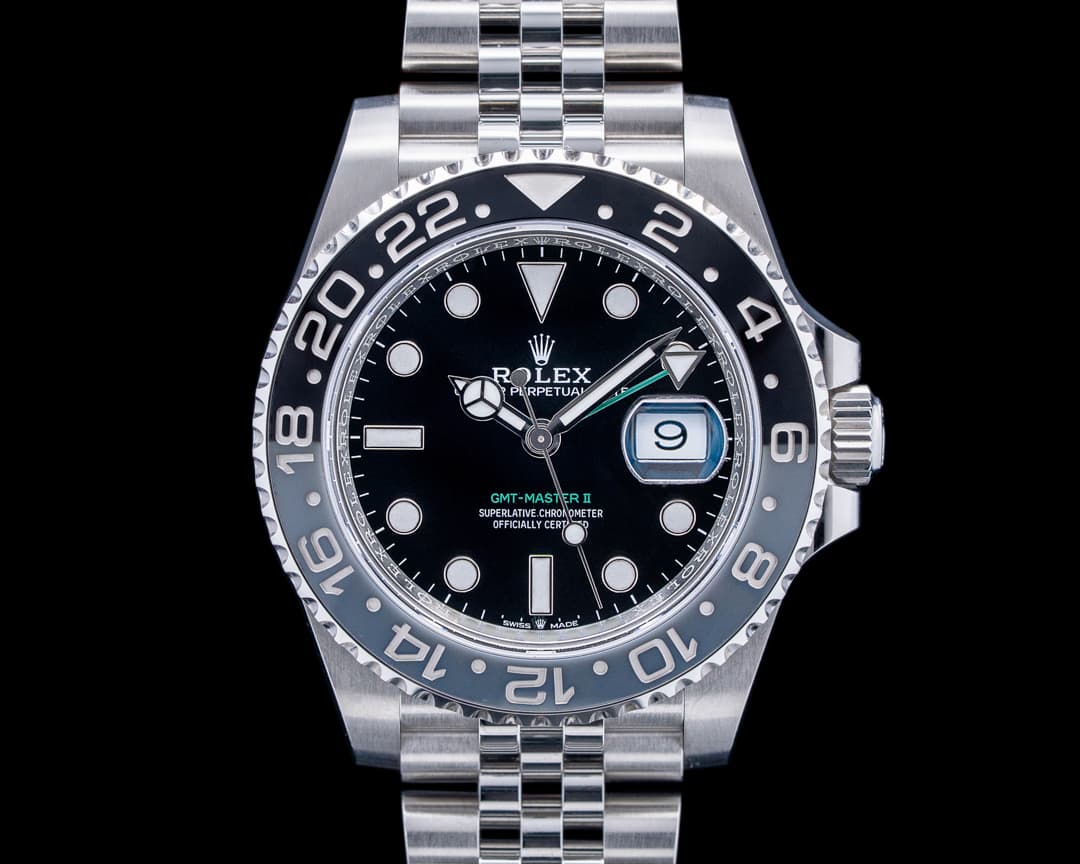 Rolex 126710GRNR GMT-Master II "Bruce Wayne" SS Black Dial 2025