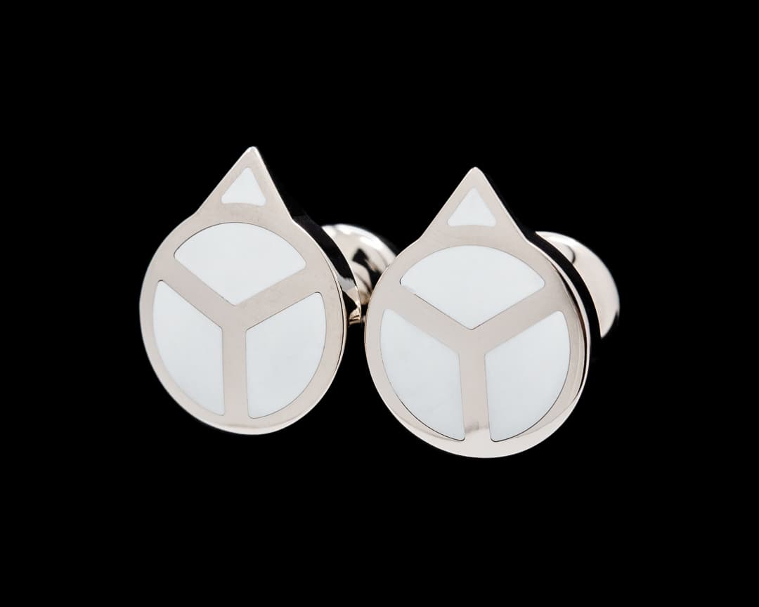 Image of Rolex A1029 18K White Gold Hand Cufflinks 2026