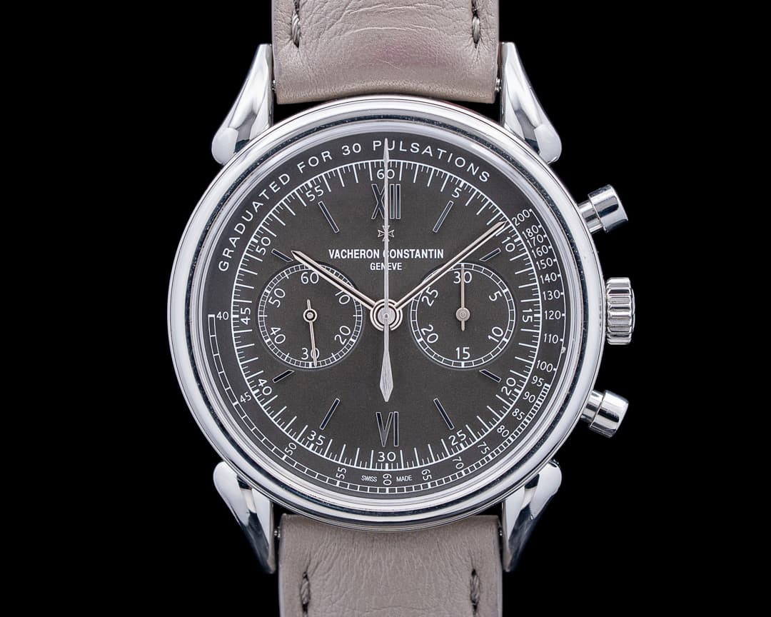 Image of Vacheron Constantin 5000H Hodinkee Historiques Cornes de Vache 1955 SS Gray Dial LIMITED