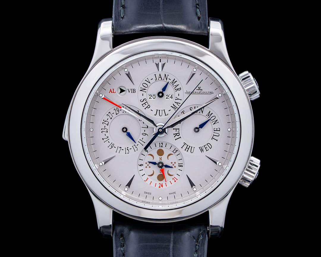 Image of Jaeger-LeCoultre Q163644A Master Grande Reveil Platinum Silver Dial LIMITED