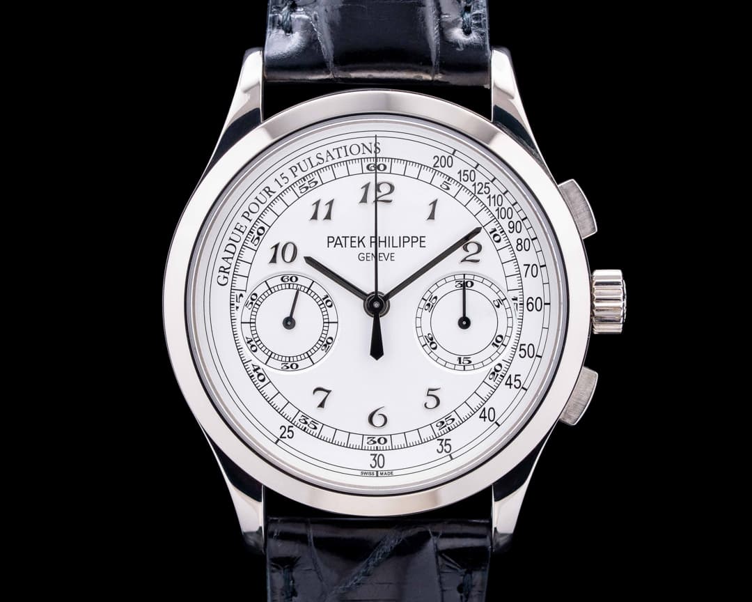 Patek Philippe 5170G Chronograph 18K White Gold Silver Dial