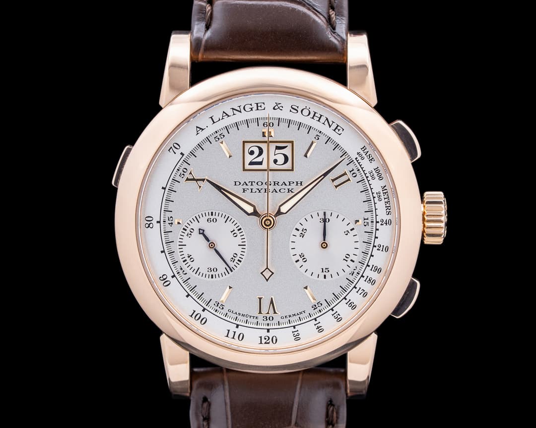 A. Lange & Söhne 403.032 Datograph Flyback 18K Rose Gold Silver Dial
