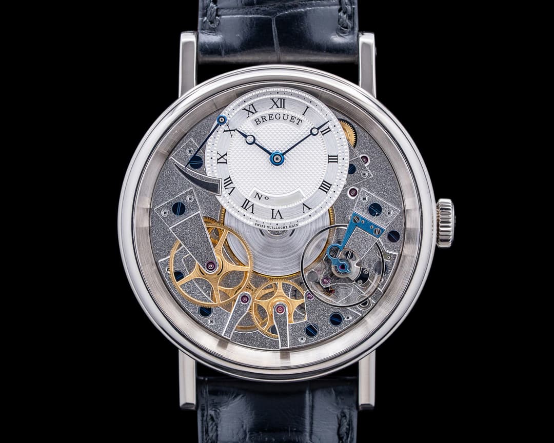 Breguet 7057 Tradition 18K White Gold Silver Dial