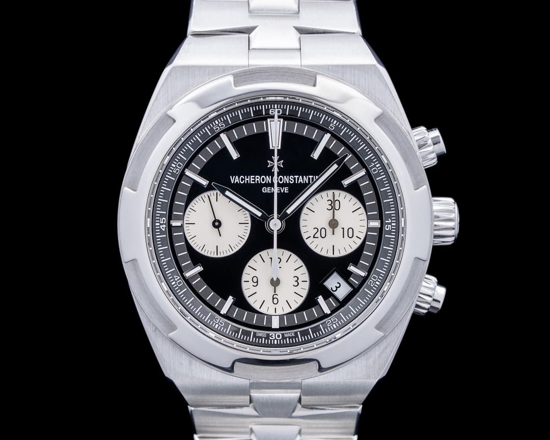 Image of Vacheron Constantin 5500V Overseas Chronograph SS Black Dial