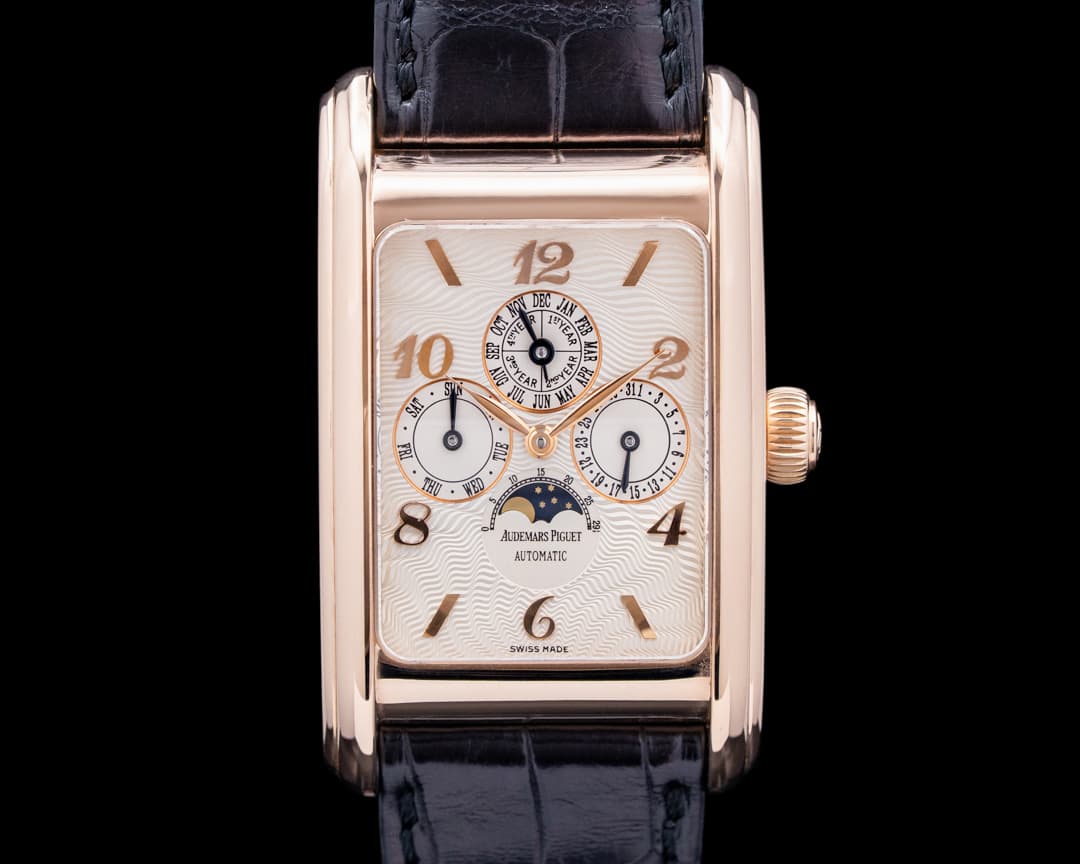 Image of Audemars Piguet 25911OR Edward Piguet Perpetual Calendar 18K Rose Gold Silver Dial