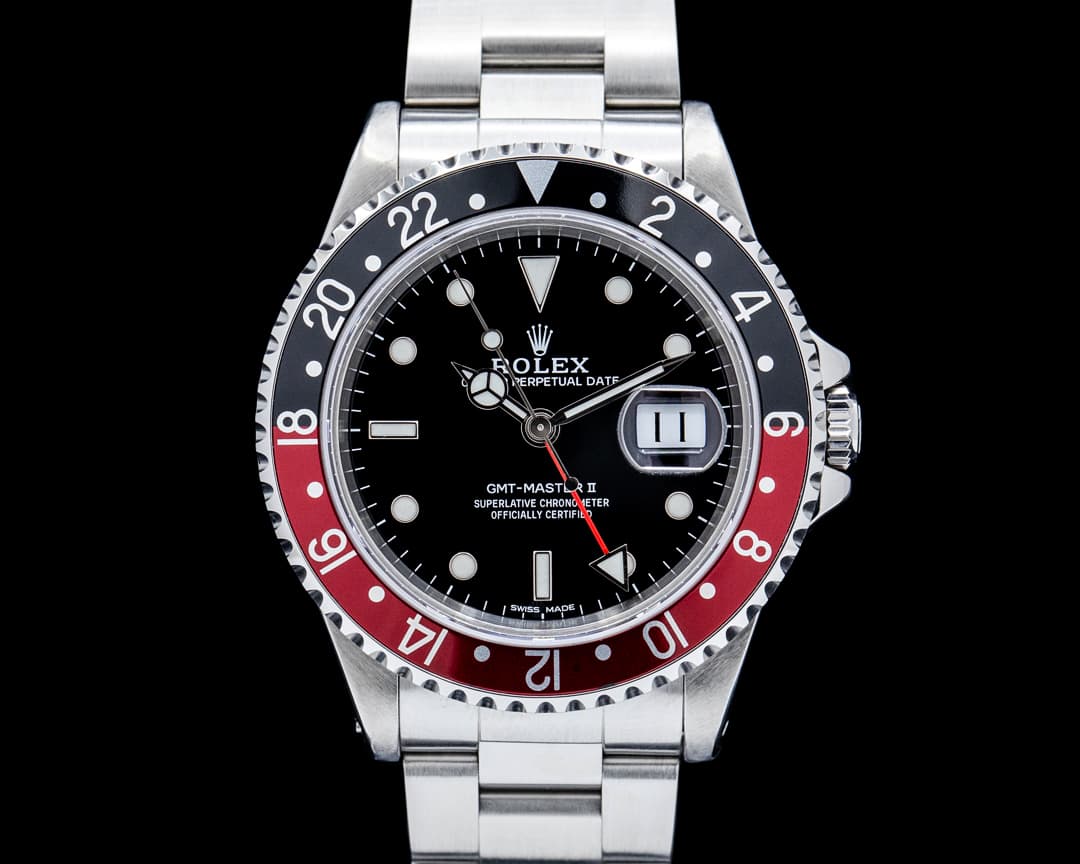 Image of Rolex 16710A GMT-Master II "Coke" SS Black Dial Circa. 1997