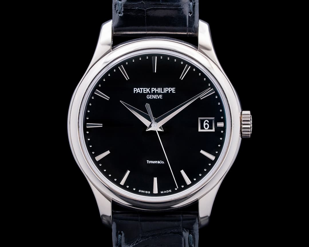 Image of Patek Philippe 5227G Calatrava "TIFFANY & CO." 18K White Gold Black Dial