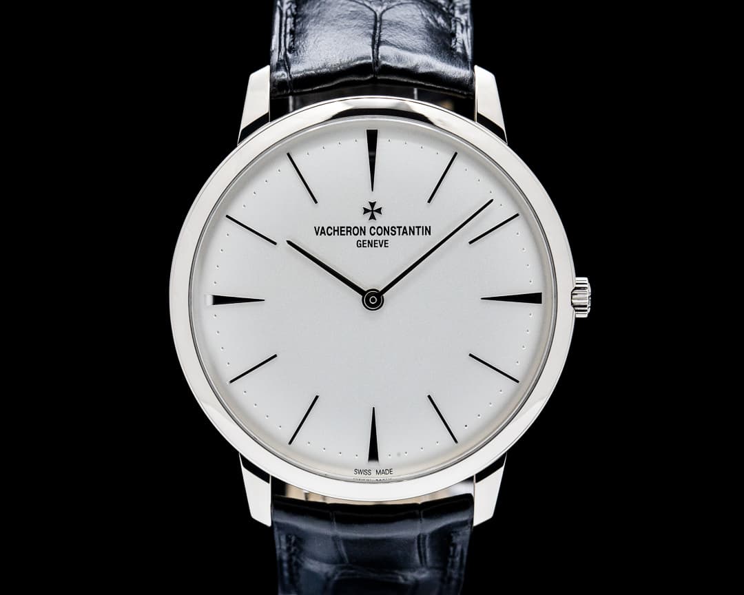 Vacheron Constantin 81180 Patrimony Manual Wind 18K White Gold Silver Dial