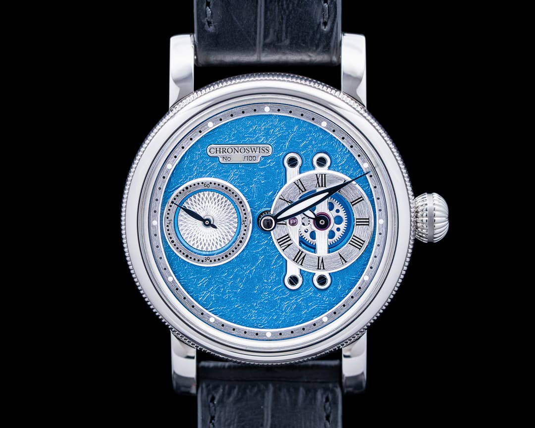 Chronoswiss CH-5023 Strike Two H2O SS Blue Dial LIMITED